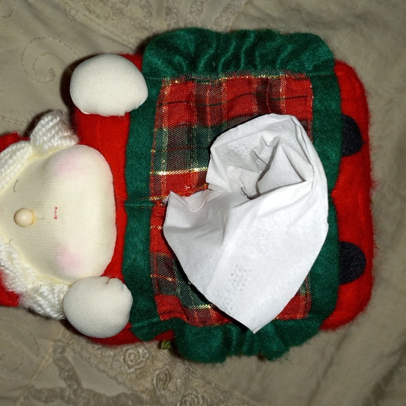 Christmas Holiday Mrs. Clause Tissue Kleenex Box Cover - Picture 4 of 6